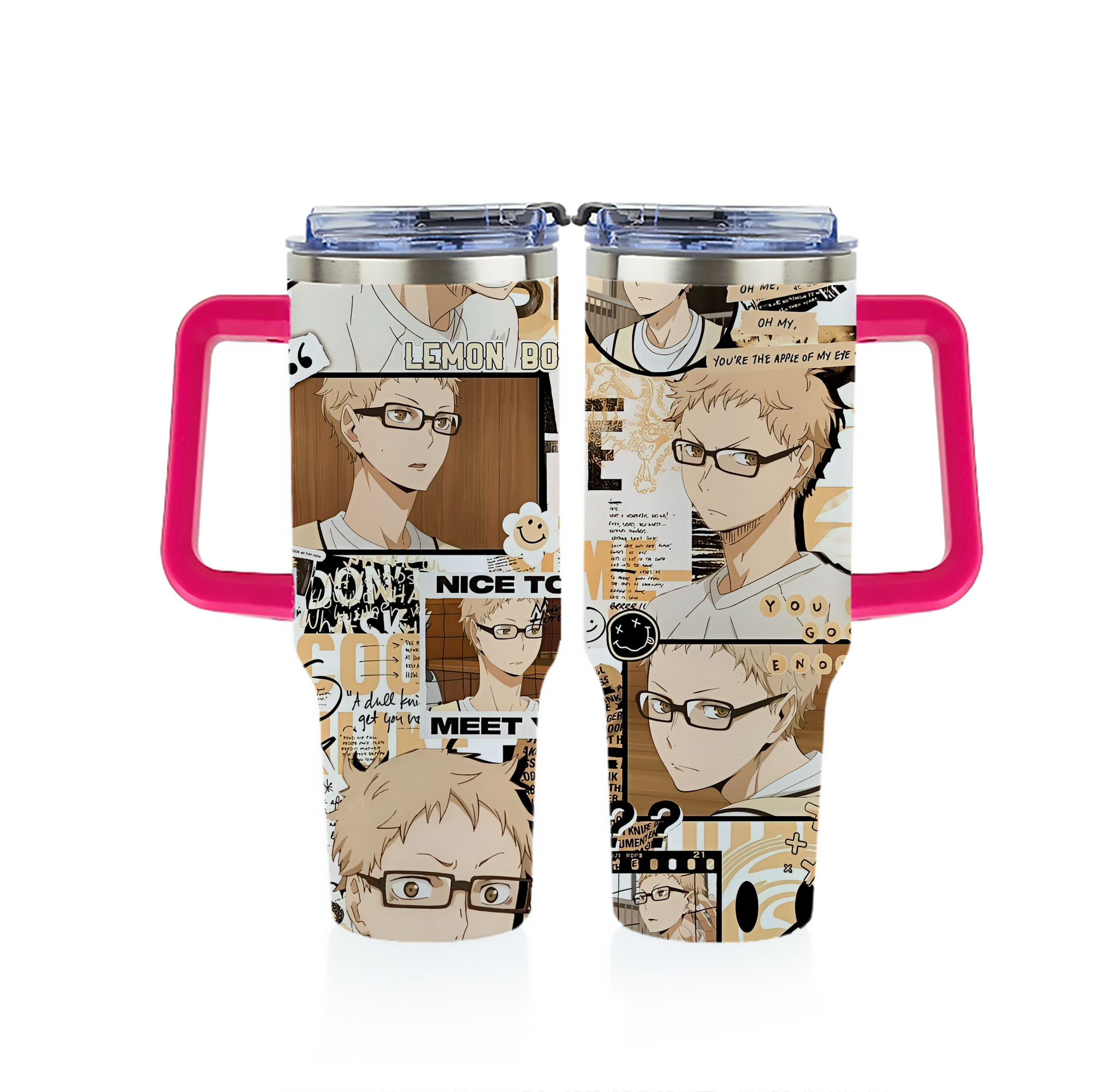 （画像用） ハイキュー!! Haikyu!! 1200ｍLフルプリント車用タンブラー